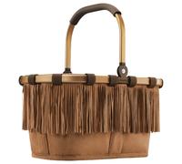 reisenthel carrybag XS western - Cestino per la spesa stabile con pratica tasca interna, design elegante e impermeabile
