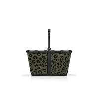 reisenthel Carrybag XS Teddy leo Olive - Robusto cestino per la spesa con pratica tasca interna - Design elegante e impermeabile