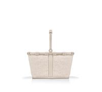 reisenthel Carrybag XS Teddy Sand - Robusto cestino per la spesa con pratica tasca interna - Design elegante e impermeabile