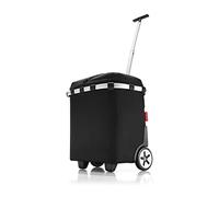 reisenthel carrycruiser iso - Carrello Spesa Termico con Copertura, Solido Telaio in Alluminio, Tracolla e Tasca Interna Rimovibile, Ruote Grandi e Tessuto Idrorepellente, 40 L, Nero