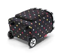 reisenthel carrycruiser plus - Carrello Spesa con Scomparto Termico, Telaio in Alluminio, Tracolla e Tasca Interna Rimovibile, Materiale Riciclato Idrorepellente, 46 L, Fantasia a Pois