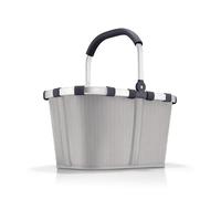 reisenthel Cesto per la spesa resistente con ampio spazio e pratica tasca interna, design elegante e impermeabile, grigio a spina di pesce, taglia unica