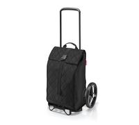 Reisenthel Citycruiser Rhombus Black - Pratica borsa per la spesa con diversi scomparti grandi utilizzabile come trolley
