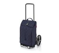Reisenthel Citycruiser Rhombus Midnight - Pratica borsa per la spesa con diversi scomparti grandi utilizzabile come trolley