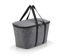 reisenthel coolerbag - Borsa Termica Resistente, Adatta per Spesa, Picnic e in Viaggio, Combinabile anche con Cestino Spesa Carrybag e altri Shopper, Tessuto Idrorepellente, 20 L, Argento Twist