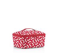 reisenthel coolerbag M pocket signature rosso - Borsa Termica Realizzata con Bottiglie in PET Riciclate, Adatta per Spesa o Pranzo e Snack in Viaggio, Tessuto Idrorepellente, 4,5 L