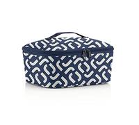 reisenthel coolerbag M pocket - Borsa Termica Realizzata con Bottiglie in PET Riciclate, Adatta per Spesa o Pranzo e Snack in Viaggio, Tessuto Idrorepellente, 4,5 L, Fantasia Signature Navy