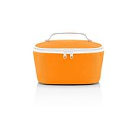 reisenthel coolerbag S pocket - Borsa Termica Realizzata con Bottiglie in PET Riciclate, Adatta per Spesa o Pranzo e Snack in Viaggio, Tessuto Idrorepellente, 2,5 L, Nero, Couleur:pop mandarin