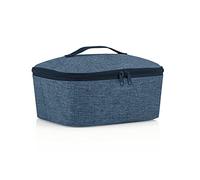 reisenthel coolerbag XL twist silver - borsa frigo XL in tessuto poliestere di alta qualità - ideale per picnic, shopping e in viaggio, Couleur:twist blue