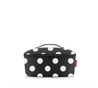 reisenthel coolerbag XL twist silver - borsa frigo XL in tessuto poliestere di alta qualità - ideale per picnic, shopping e in viaggio, Couleur:dots white