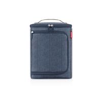 reisenthel Coolerbox Herringbone Dark Blue - Completamente flessibile, pratica borsa termica con due aperture