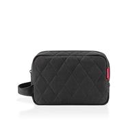 reisenthel cosmeticpouch M rhombus black - borsa da toilette per cosmetici, cavo di ricarica e oggetti personali, Couleur:rhombus black