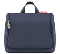reisenthel toiletbag XL pratico beauty case con gancio, materiale impermeabile, Midnight Gold, 28 cm