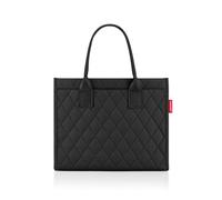 reisenthel Daily Shopper - Borsa moderna e lineare per ogni occasione, pratica borsa abbastanza grande per i vostri acquisti e oggetti di uso quotidiano, rombo nero, 42 cm x 35 cm x 17 cm, Shopper