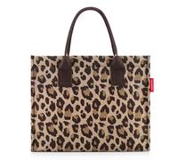 reisenthel Daily Shopper - Borsa moderna e lineare per ogni occasione, pratica borsa abbastanza grande per i vostri acquisti e oggetti di uso quotidiano, Leo Macchiato