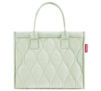 reisenthel Daily Shopper Puffer Iced Matcha, moderna e lineare per ogni occasione, pratica borsa, abbastanza grande per i vostri acquisti e gli oggetti di uso quotidiano