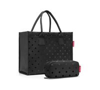 Reisenthel Daily Shopper Set Glossy Dot – Black – Set regalo con Multicase