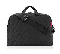 reisenthel duffelbag M rhombus nero - borsa da viaggio versatile ed elegante - dimensioni del bagaglio a mano, Couleur:rhombus black