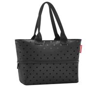 reisenthel e1 - Borsa shopper erw. 50 cm (glossy dots black)