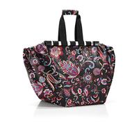 Reisenthel easyshoppingbag - Borsa Shopper Versatile e Spaziosa, Pratico Design da Appendere al Carrello e Ripiegabile, Custodia, 30 L, Fantasia a Pois Mix, Couleur:paisley black