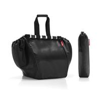Reisenthel easyshoppingbag - Borsa Shopper Versatile e Spaziosa, Pratico Design da Appendere al Carrello e Ripiegabile, Custodia, 30 L, Nero