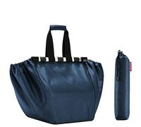 reisenthel easyshoppingbag - Borsa Shopper Versatile e Spaziosa, Pratico Design da Appendere al Carrello e Ripiegabile, Custodia, 30 L, Fantasia a Pois Mix, Couleur:dark blue