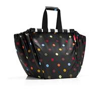 Reisenthel easyshoppingbag - Borsa Shopper Versatile e Spaziosa, Pratico Design da Appendere al Carrello e Ripiegabile, Custodia, 30 L, Fantasia a Pois