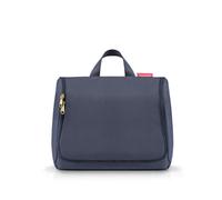 reisenthel toiletbag XL pratico beauty case con gancio, materiale impermeabile, Midnight Gold, 28 cm