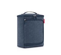 reisenthel Coolerbox Herringbone Dark Blue - Completamente flessibile, pratica borsa termica con due aperture