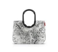 reisenthel Loopshopper L - Borsa robusta con pratici scomparti in PET riciclato, design affascinante e idrorepellente, colore: oro, Jacquard Grigio, L, Utilità