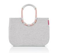 Reisenthel loopshopper L - Borsa robusta con pratici scomparti realizzati con bottiglie in PET riciclate - Design affascinante e idrorepellente, Couleur:sky rose
