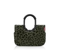 reisenthel Loopshopper M - Borsa robusta con pratici scomparti in bottiglie in PET riciclate, eleganza durante lo shopping, grande funzionalità inclusa!, Teddy Leo Olive, m
