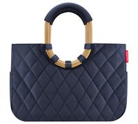 reisenthel loopshopper M - Borsa Shopper 40 cm (frame rhombus midnight gold)