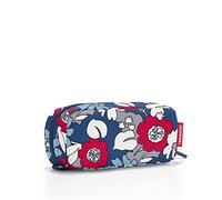 reisenthel multicase twist silver - design colorato e moderno, astuccio multiuso ideale per cosmetici, utensili da scuola o da lavoro, Couleur:florist indigo