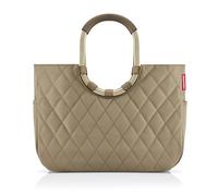 Reisenthel OR5047 LOOPSHOPPER L FRAME RHOMBUS OLIVE Borsa sportiva Donna FRAME RHOMBUS OLIVE Taglia Unica