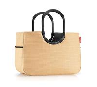 REISENTHEL OR7079 LOOPSHOPPER L FRAME Borsa sportiva Unisex Adulto RAFFIA BLACK Taglia Unica