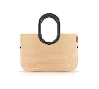 REISENTHEL OS7079 LOOPSHOPPER M FRAME Borsa sportiva Unisex Adulto RAFFIA BLACK Taglia Unica