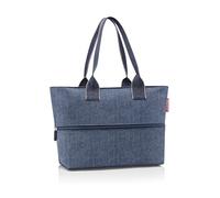Reisenthel RJ4113 SHOPPER E1 HERRINGBONE DARK BLUE Borsa sportiva Donna HERRINGBONE DARK BLUE Taglia Unica