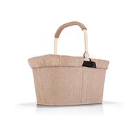 Reisenthel Set carrybag navy con copertina twist argento, robusto cestino per la spesa con pratica tasca interna, design elegante e impermeabile