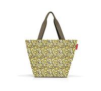 Reisenthel shopper - Spaziosa borsa della spesa ed elegante borsetta in uno - Realizzata in materiale idrorepellente, Couleur:viola yellow