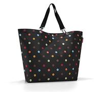 Reisenthel shopper XL dots - Borsa Multiuso con Cerniera, per Spiaggia, Shopping e Sport, Capiente ed Elegante, Tasche Interne, Tessuto Idrorepellente, 35 L