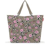 Reisenthel shopper XL Garden Taupe - Borsa Multiuso con Cerniera, per Spiaggia, Shopping e Sport, Capiente ed Elegante, Tasche Interne, Tessuto Idrorepellente, 35 L