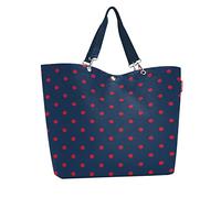 Reisenthel shopper XL red mixed dots - Borsa Multiuso con Cerniera, per Spiaggia, Shopping e Sport, Capiente ed Elegante, Tasche Interne, Tessuto Idrorepellente, 35 L