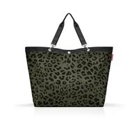 reisenthel Shopper XL - Spaziosa borsa per la spesa e elegante borsa in un unico - Realizzato in materiale impermeabile, Teddy Leo Olive, xl