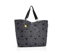 reisenthel Shopper XL - Spaziosa borsa per la spesa e elegante borsa in un unico - Realizzato in materiale impermeabile, Smiley Grey, xl