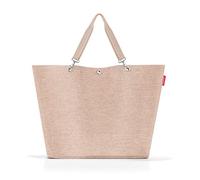 Reisenthel shopper XL twist coffee - Spaziosa borsa della spesa ed elegante borsetta in uno - Realizzata in materiale idrorepellente