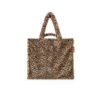 reisenthel Softshopper: il compagno facile per ogni giorno. Con manici corti e lunghi, suddivisione intelligente degli scomparti e molto spazio, Pelliccia sintetica Leo, Taglia unica per tutti