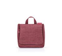 Reisenthel Borsa da toilette Toiletbag Twist Maroon - pratica, impermeabile con gancio, media