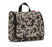 Reisenthel toiletbag XL baroque taupe - pratica borsa da toilette con gancio, materiale idrorepellente