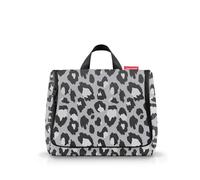 reisenthel toiletbag XL pratico beauty case con gancio, materiale impermeabile, Leo Nero, 28 cm, Borsa WC XL Leone, nero